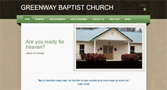 Desktop Screenshot of greenwaybaptistclinton.org